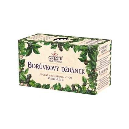 GREŠÍK Ovocný čaj  Borůvkový džbánek 20 n.s. přebal DMT 01/2026