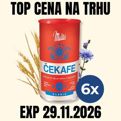 MELTA Čekafé směs KRT 6x120 g EXP 29.11.2026
