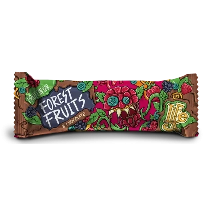 LIFELIKE Protein bar Forest fruit chocolate 50 g DMT 09/2026