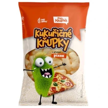 REJ Křupky s příchutí pizza 50 g DMT 09/2026