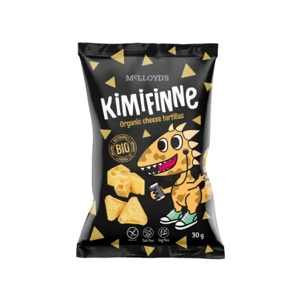 BIO SNACK KIMIFINNE TORTILLAS CHEESE 30g DMT 09/2026