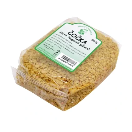 Čočka žlutá půlená 500g DMT 10/2026
