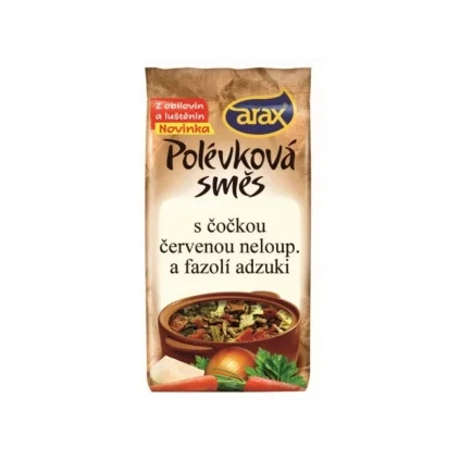 ARAX PS Čočka červená neloup. a adzuki 500 g DMT 10/2026