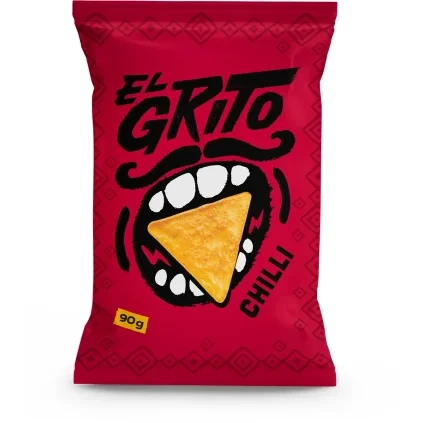 EL GRITO Kukuřičné chilli tortilla chipsy 90 g DMT 10/2026