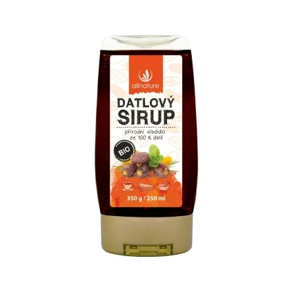 Allnature Datlový sirup BIO 250 ml DMT 10/2026