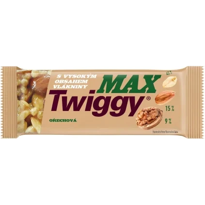 Twiggy MAX Tyčinka s arašídy a vlašskými ořechy 35 g DMT 10/2026