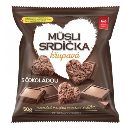 Semix Musli srdíčka křup. čokoláda-sáček 50g