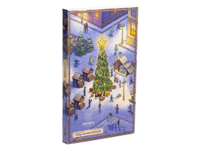 Janek Velký dětský čokoládový adventní kalendář 450 g 2