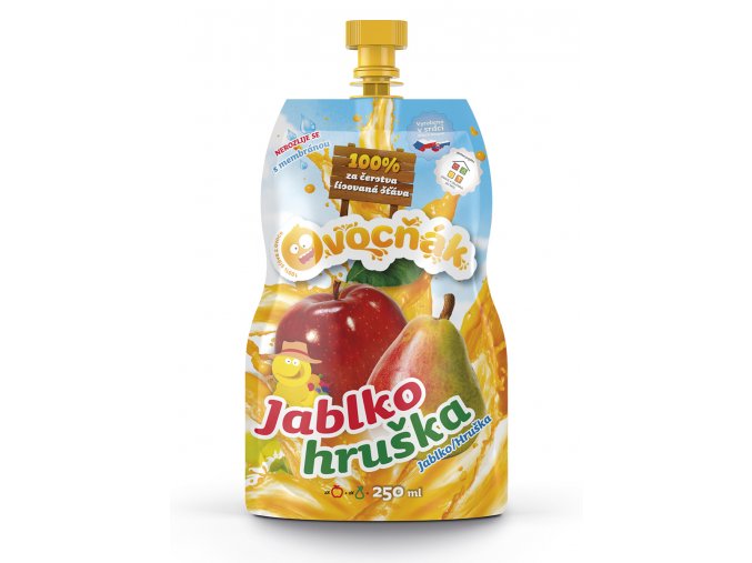 OVOCŇÁK mošt Jablko - Hruška 250ml