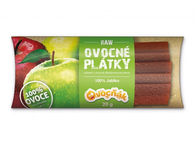 OVOCŇÁK ovocné plátky Jablko 20g