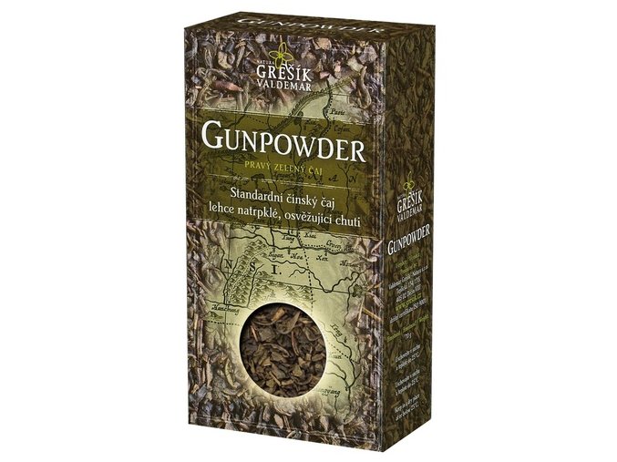 GREŠÍK Čaje 4 světadílů Gunpowder z.č. 70 g