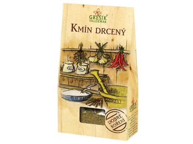 GREŠÍK Dobré koření Kmín drcený 50 g