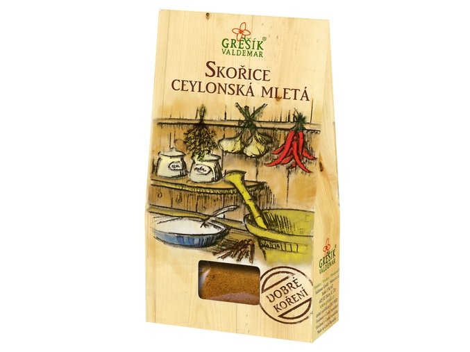 GREŠÍK Dobré koření Skořice ceylonská mletá 50 g