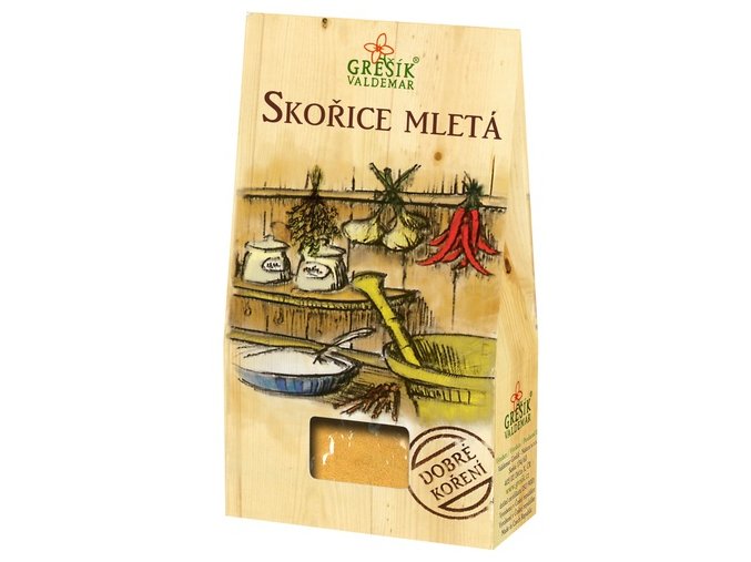 GREŠÍK Dobré koření Skořice mletá 50g