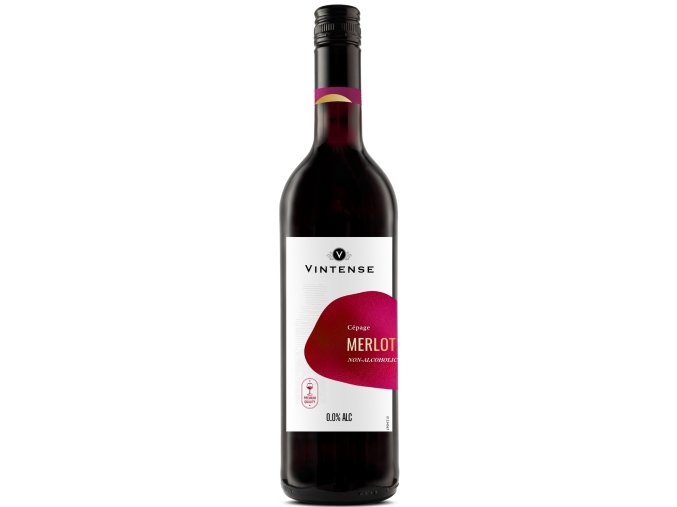 Vintense - Odrůdové nealkoholické víno červené - Merlot 750 ml