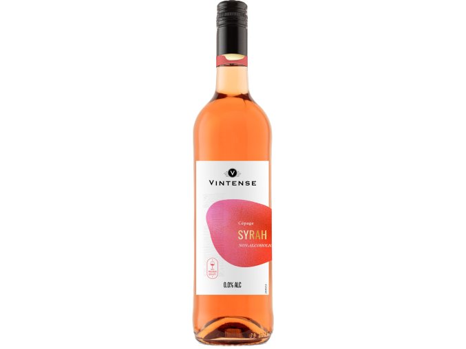 Vintense - Odrůdové nealkoholické víno rosé - Syrah 750 ml