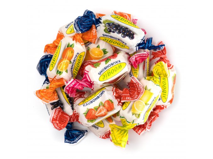NUTSMAN Žvýkací bonbony Toffee mix