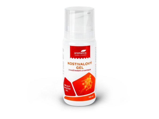AROMATICA Kostivalový gel hřejivý s kaštanem a kafrem 100 ml