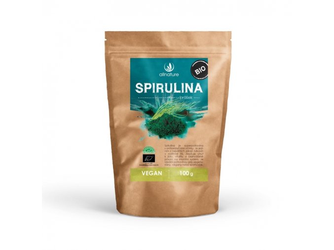 allnature spirulina prasek bio 100 g