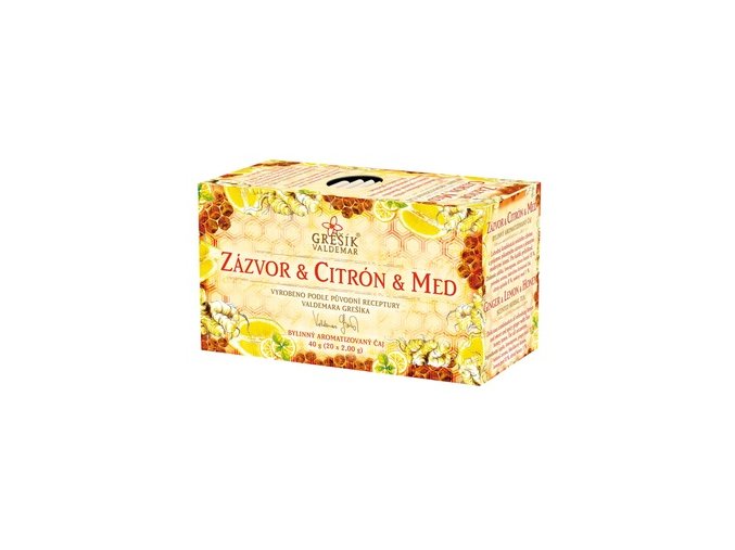 GREŠÍK Zázvor & Citrón & Med 20 n.s.