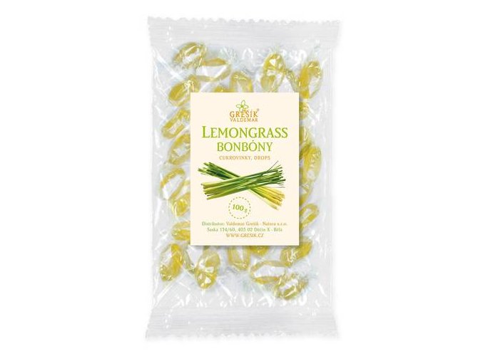 GREŠÍK Lemongrass bonbóny 100g