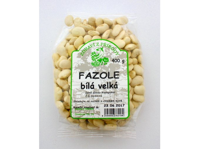 fazole bila velka 400g zp 01