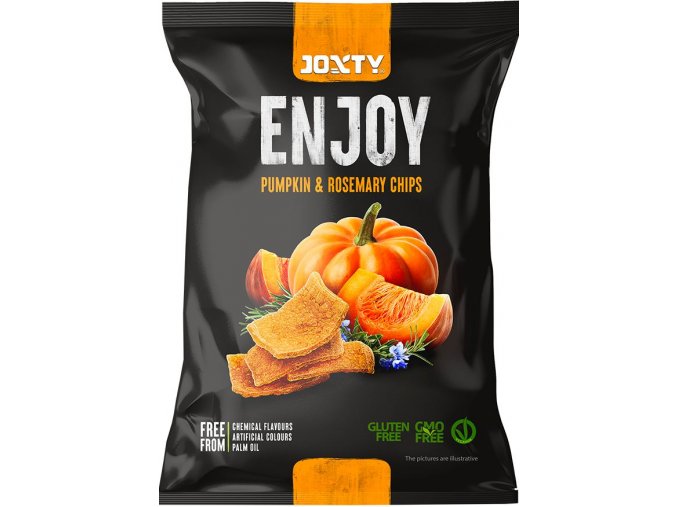 JOXTY ENJOY CHIPS Bramborové chipsy s dýní a rozmarýnem 40 g