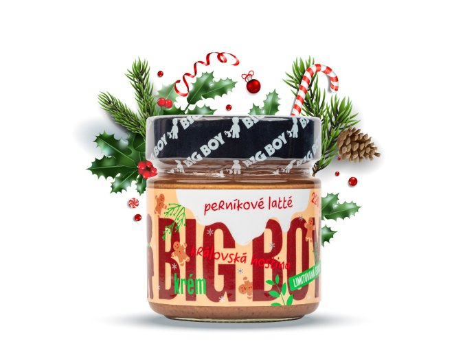 big boy pernikove latte liskovo mandlovy krem s prichuti latte a vonaveho pernicku 220g
