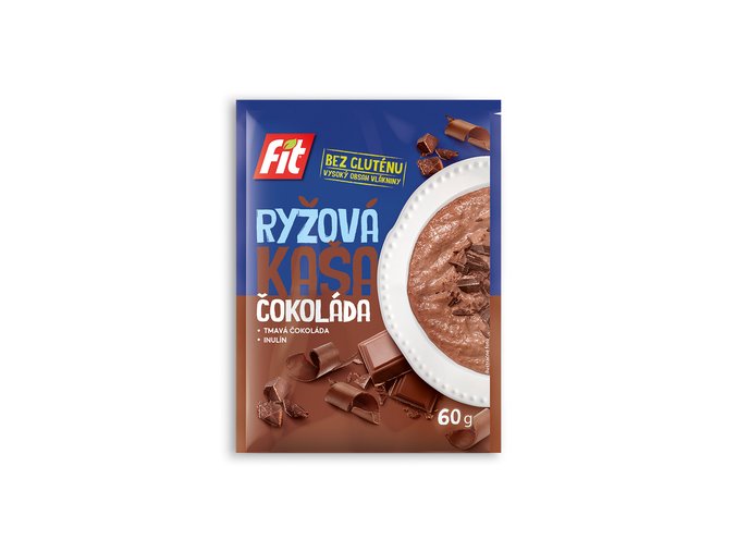 Fit Rýžová kaše čokolada 60g EAN 8595054905804