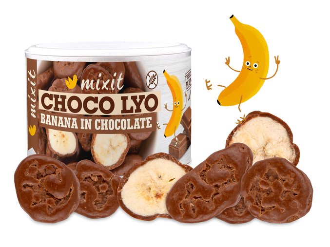 choco lyo banana in chocolate produktovka