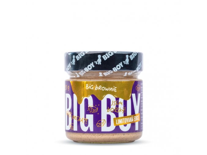 big boy big brownie liskovy krem s kesu a bilou cokoladou 220g