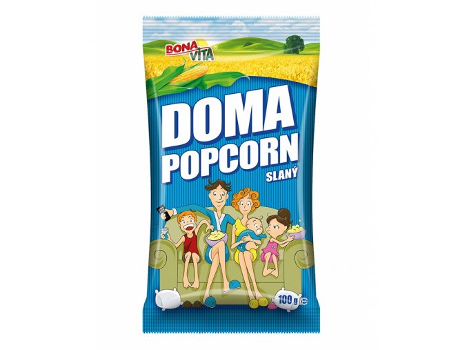 popcorn mikrovlnny slany 90g