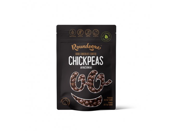 Roundooze Pražená cizrna hořká čokoláda 50 g