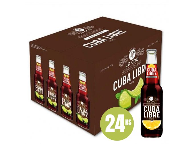 LE COQ Koktejl Cuba Libre KARTON 24x 330 ml