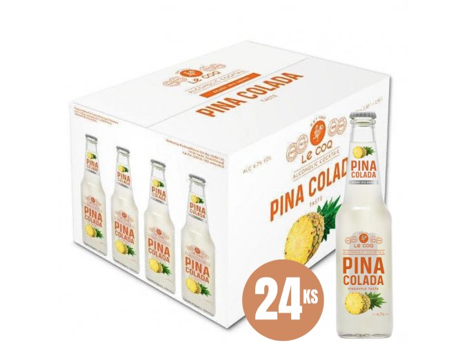 LE COQ Koktejl Pina Colada KARTON 24x 330 ml