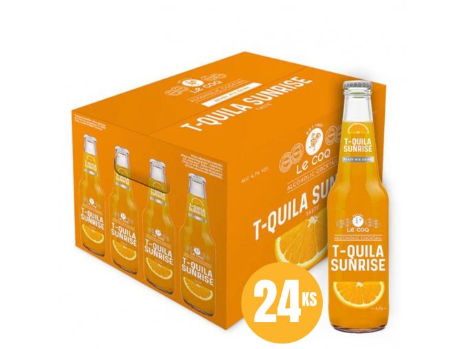 LE COQ Koktejl Tequila Sunrise KARTON 24x 330 ml