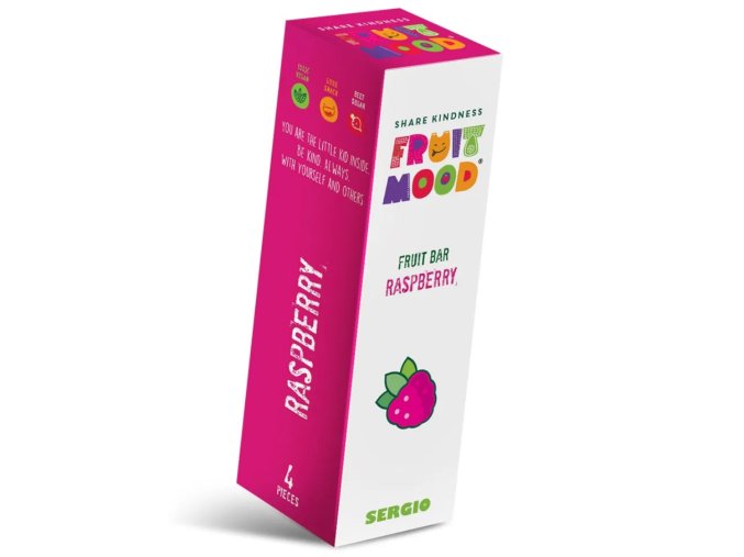 Sergio Ovocná tyčinka Fruit Mood malina 4 ks