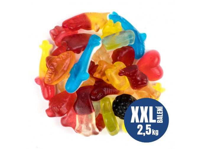 NUTSMAN Želé sladký MIX AKCE GASTRO 2,5 kg