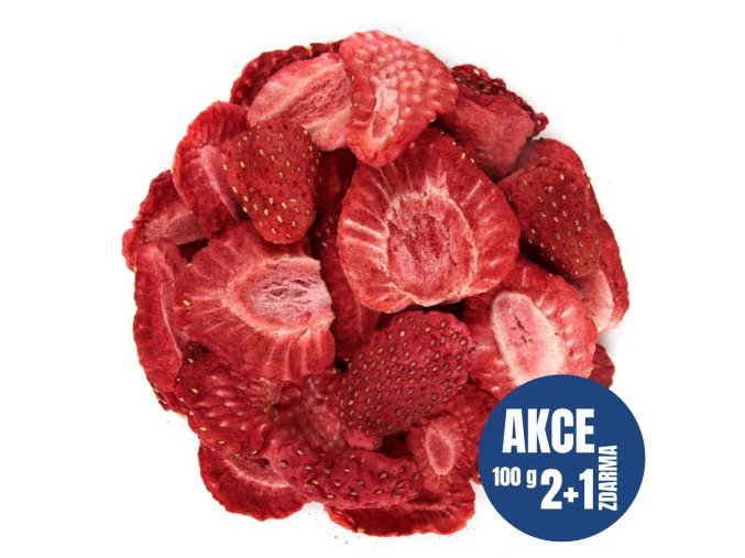 NUTSMAN JAHODY LYOFILIZOVANÉ 100 G 2+1 ZDARMA 2