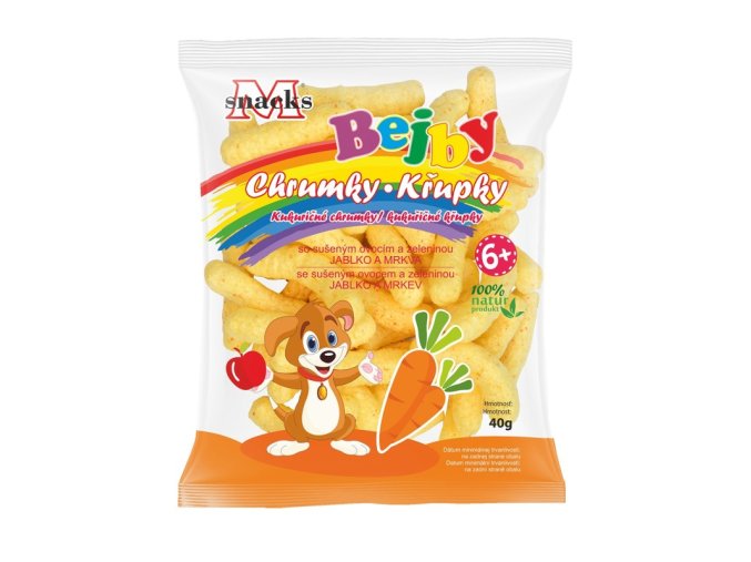 krupky jablko mrkev 40g chrastkovi