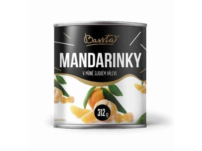 BASSTA Mandarinky dílky ve sladkém nálevu 312 g