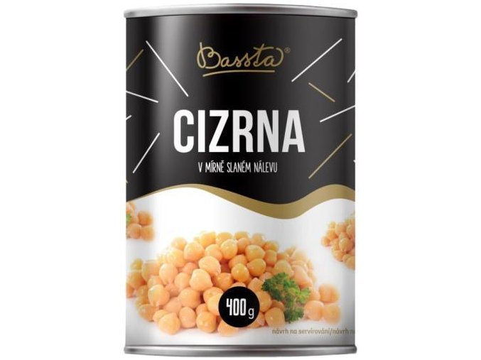 BASSTA Cizrna v mírně slaném nálevu 400 g