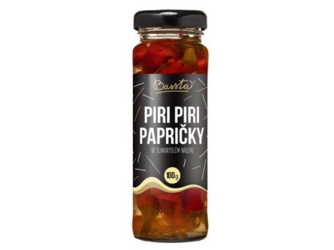 BASSTA Piri Piri papričky ve slanokyselém nálevu 100 g