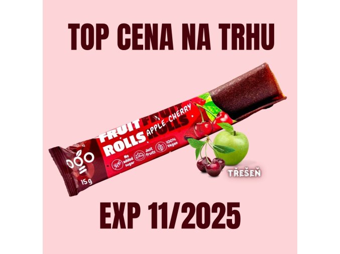 OGO Ovocná trubička jablko třešeň 15 g EXP 112025