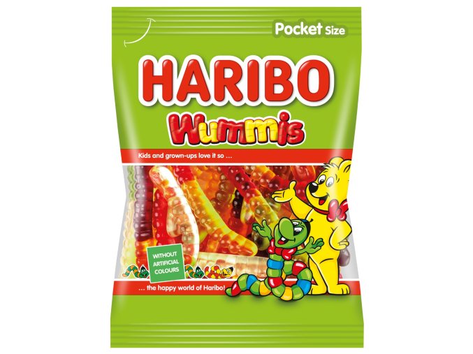 HARIBO Wummis - Želé červíci s ovocnými příchutěmi 100 g