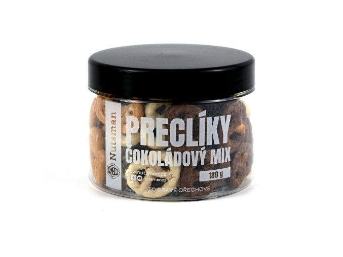 NUTSMAN Preclíky čokoládový MIX 180 g
