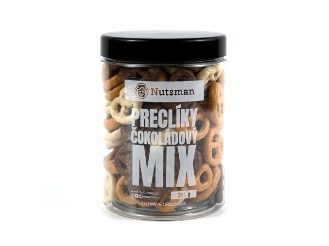 NUTSMAN Preclíky čokoládový MIX 380 g