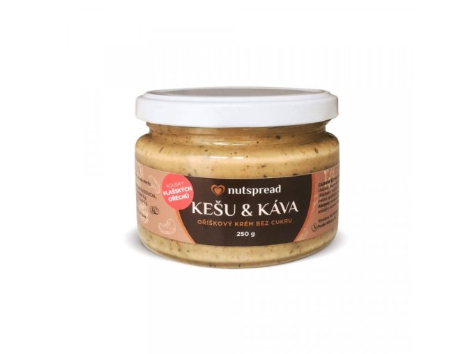 Nutspread Kešu máslo s kávou 250 g DMT 04/25