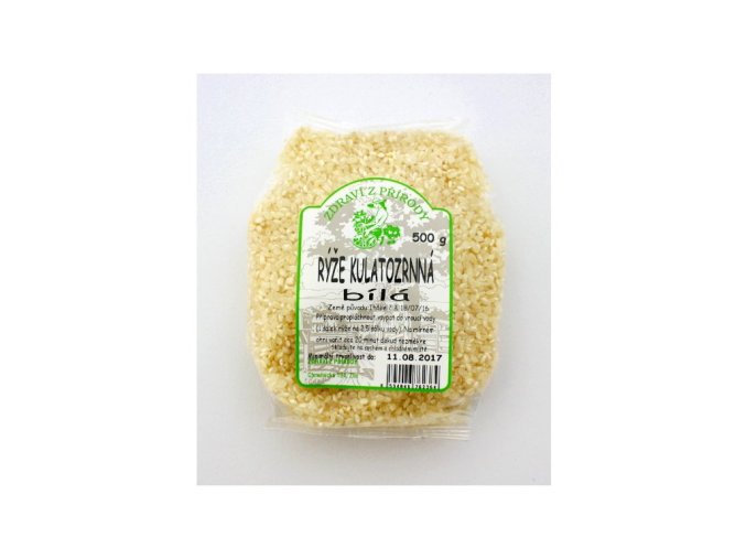 Rýže kulatozrnná bílá 500g ZP DMT 04/25