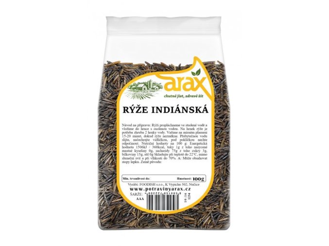 ARAX Rýže indiánská 100 g DMT 04/25